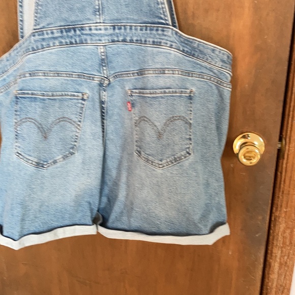 Relist 6/13 Levi’s denim jean short overall 20W - Picture 13 of 17